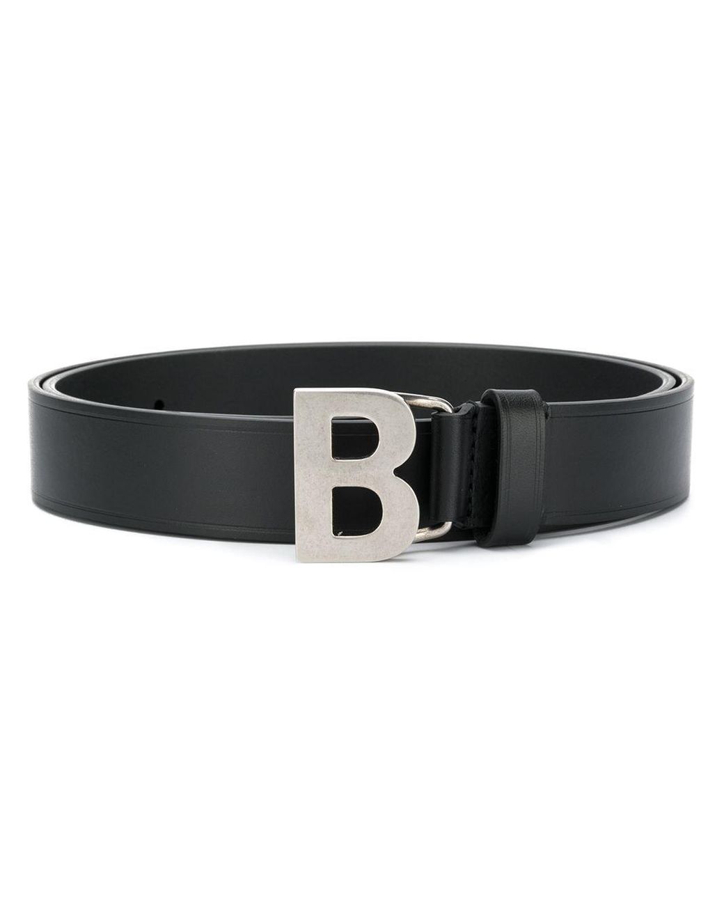 Transcend ansøge insekt Balenciaga B Buckle Leather Belt in Black for Men | Lyst
