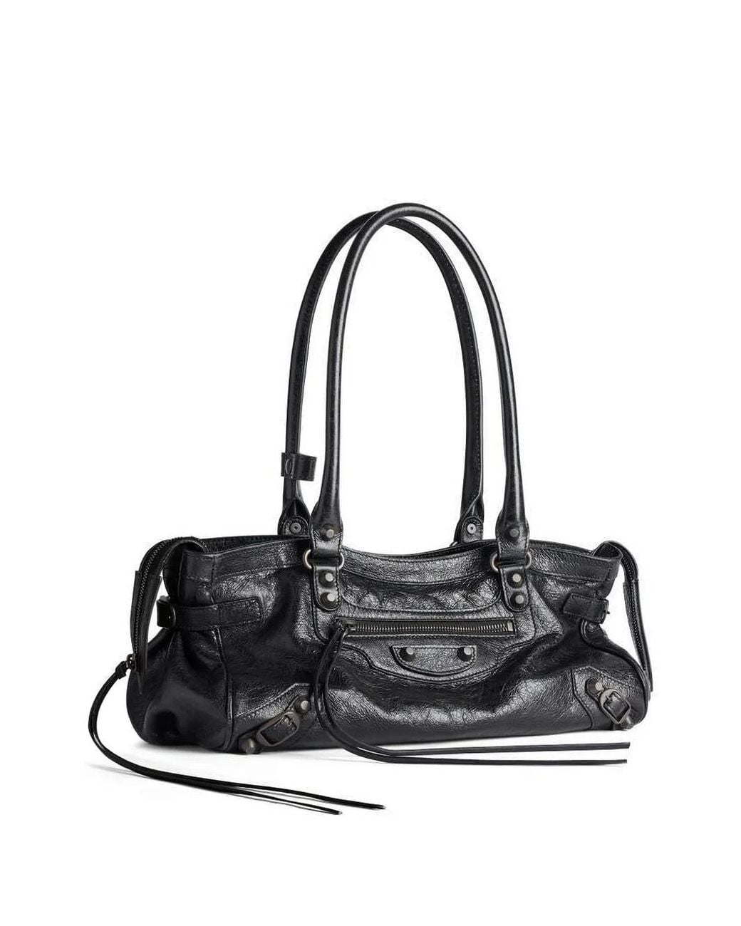 Balenciaga Black Le City Bag East-West