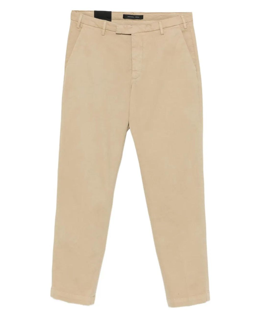 Michael Coal Natural Pocket Trousers for men