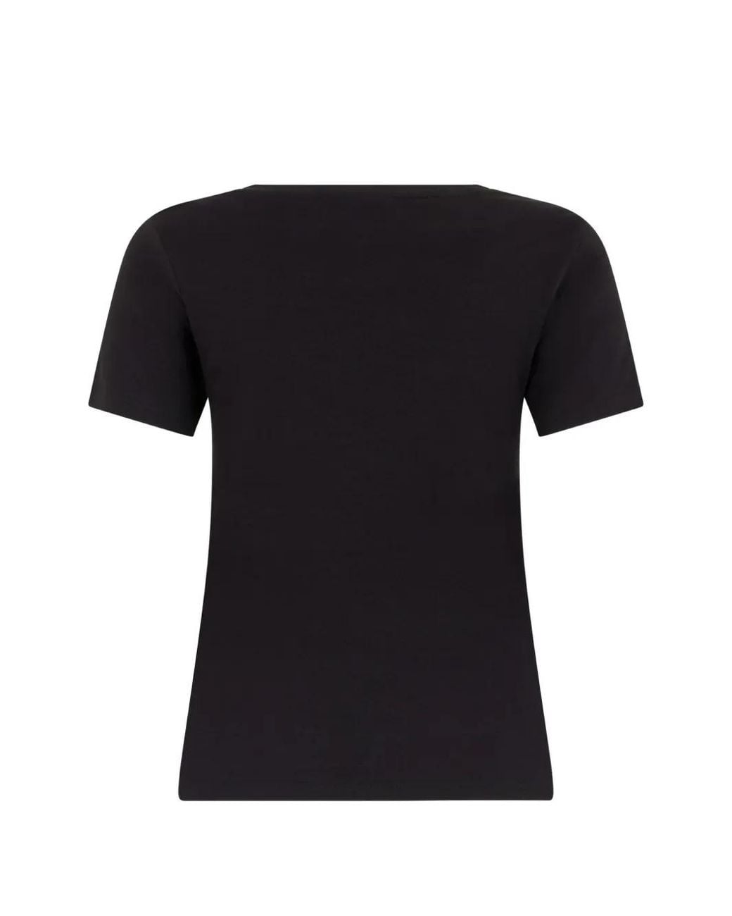 Roberto Cavalli Black Logo-Print Short-Sleeve T-Shirt