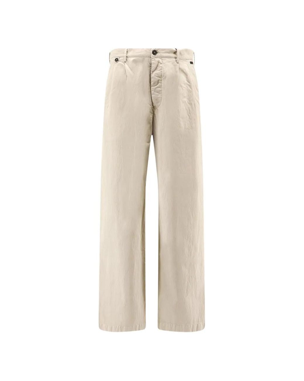 Massimo Osti Studio Natural Logo-Patch Trousers for men