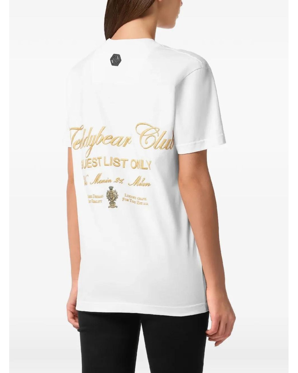 Philipp Plein Blue Fit Teddy Doorman T-Shirt