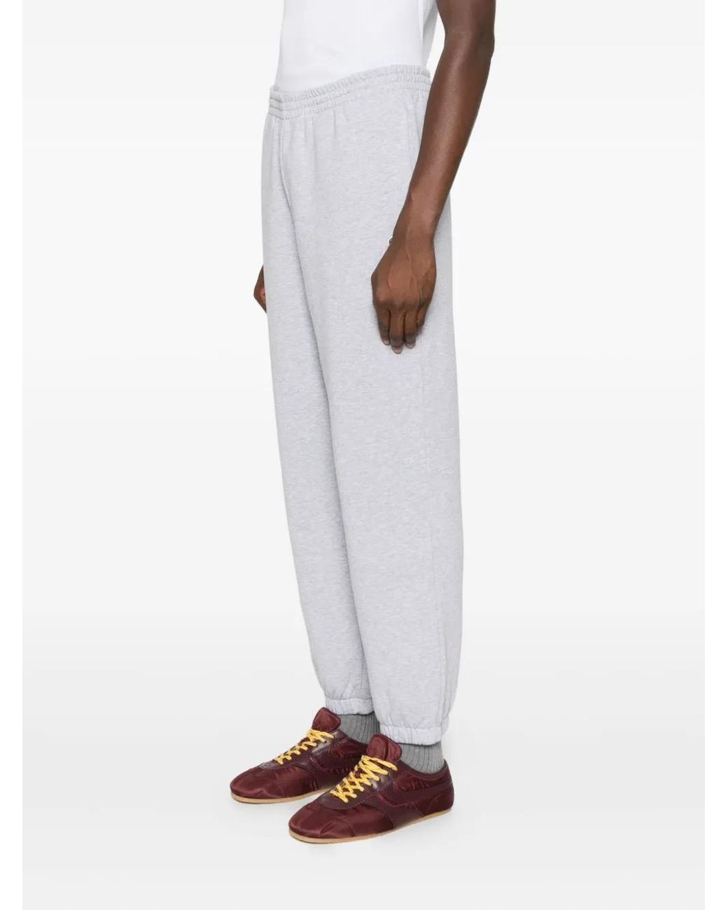Lacoste White Cotton-Blend Pants for men
