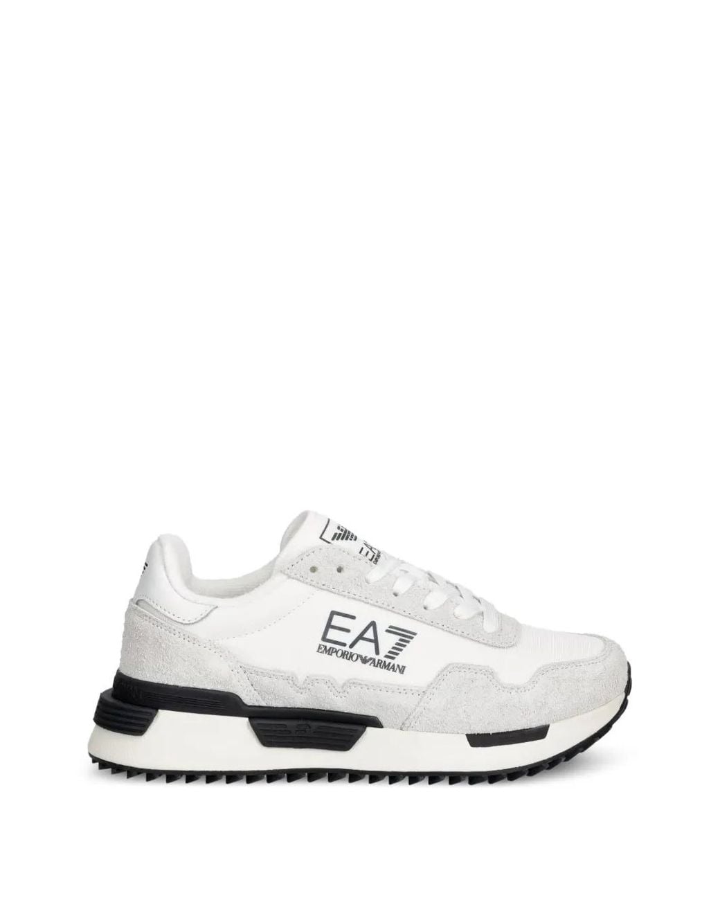 Baskets À Logo Imprimé EA7 en coloris White