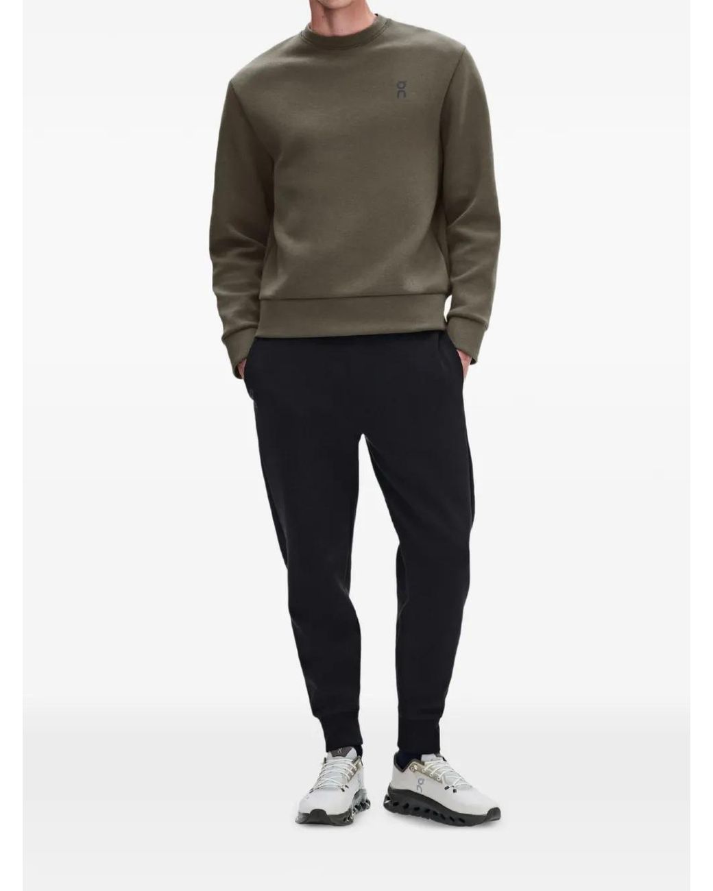 On Shoes Green Focus Tech Crew Sweater for men