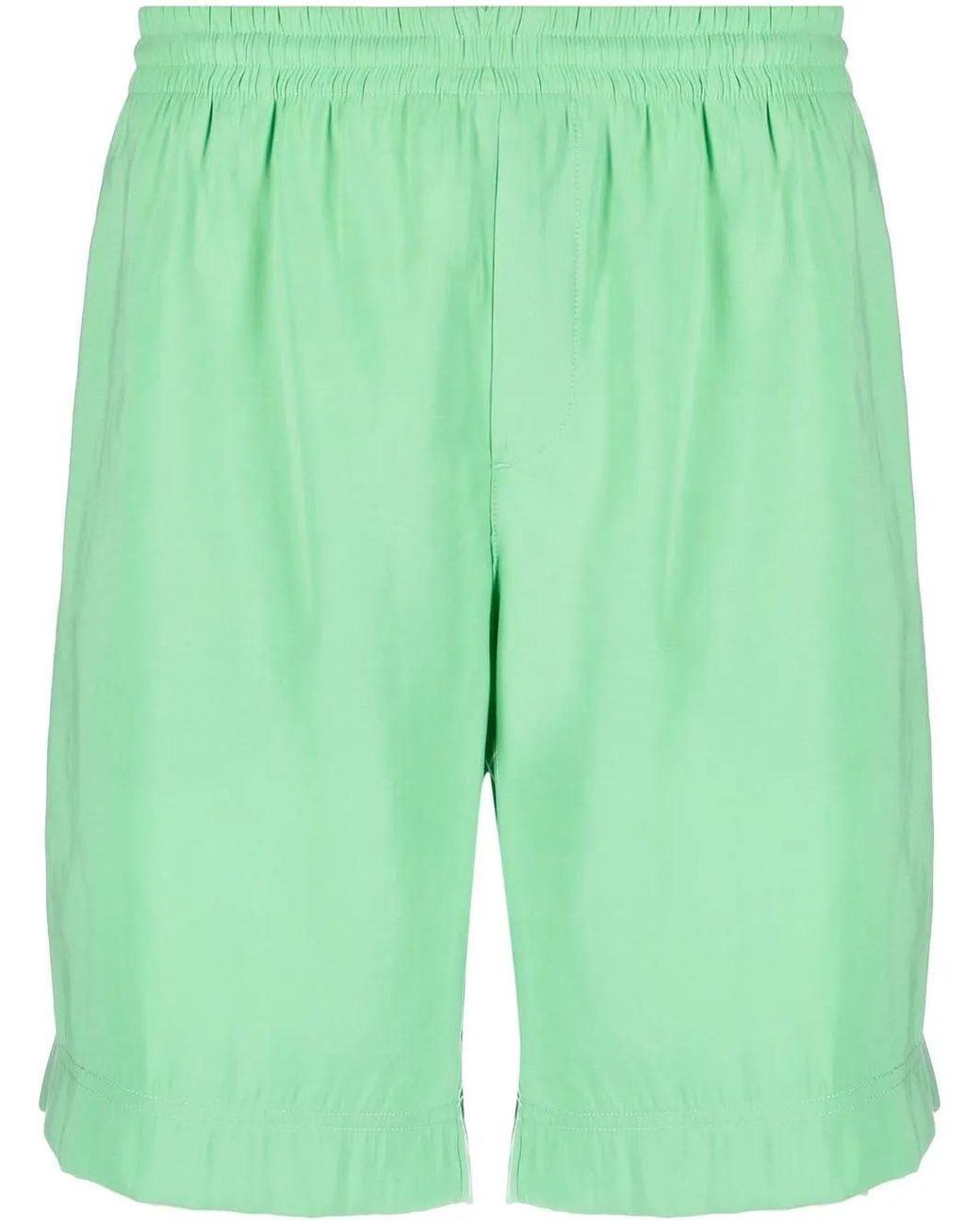 MSGM Shorts Met Elastische Tailleband in het Green voor heren