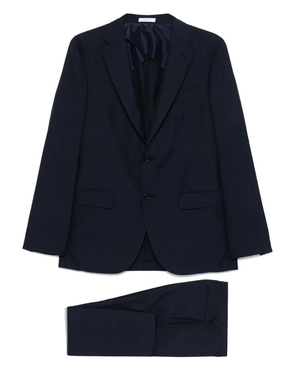 Boglioli Blue Virgin-Wool Suit for men