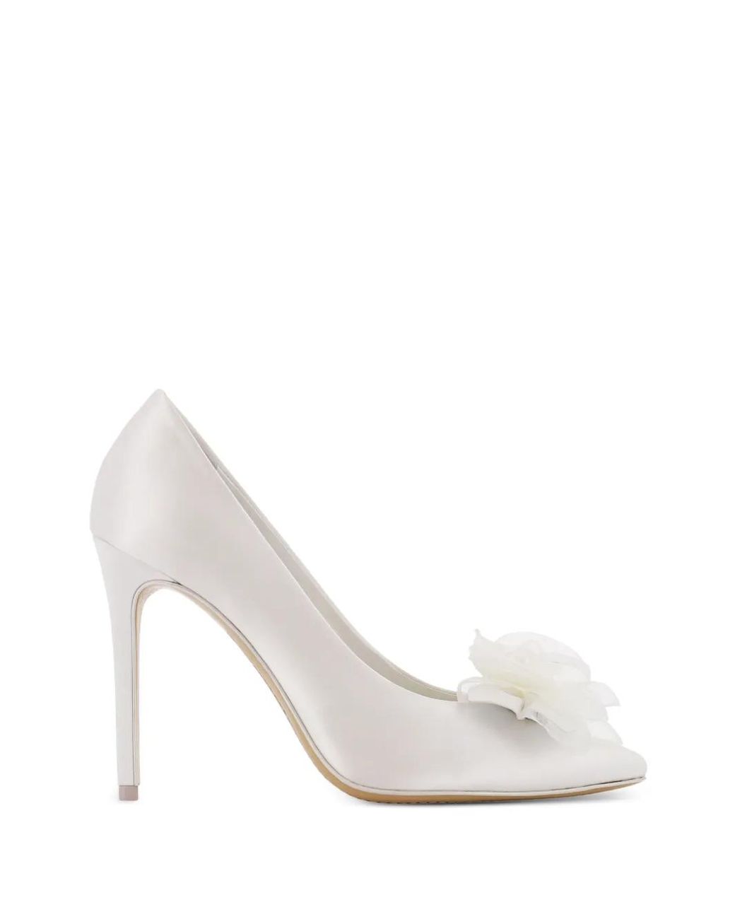 Sophia Webster White Rosette Pearl Pumps