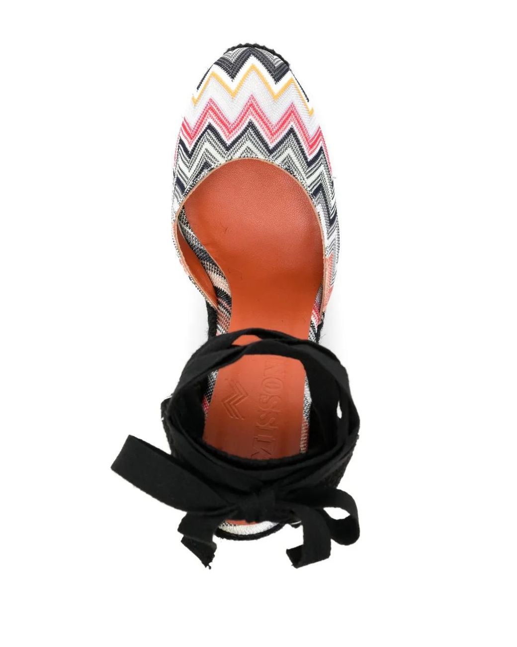 Missoni Black 100Mm Zigzag-Pattern Espadrilles