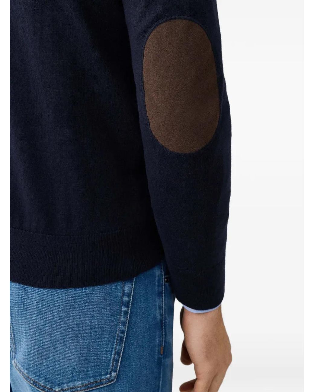 Hackett Blue V-Neck Sweater for men