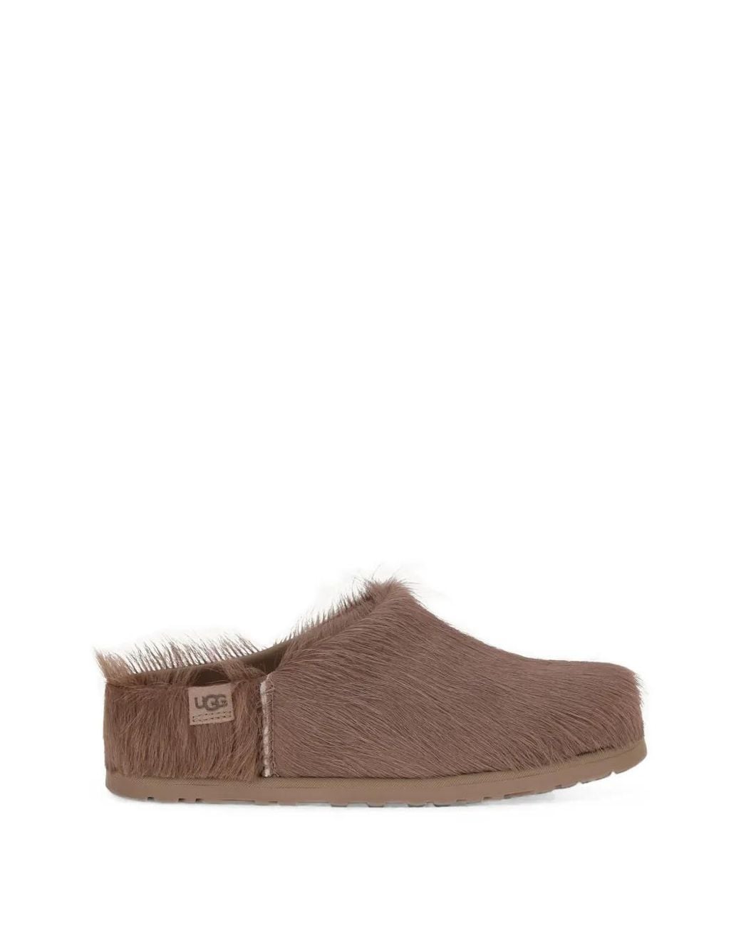 Ugg Brown Otzo Calf Hair Mules