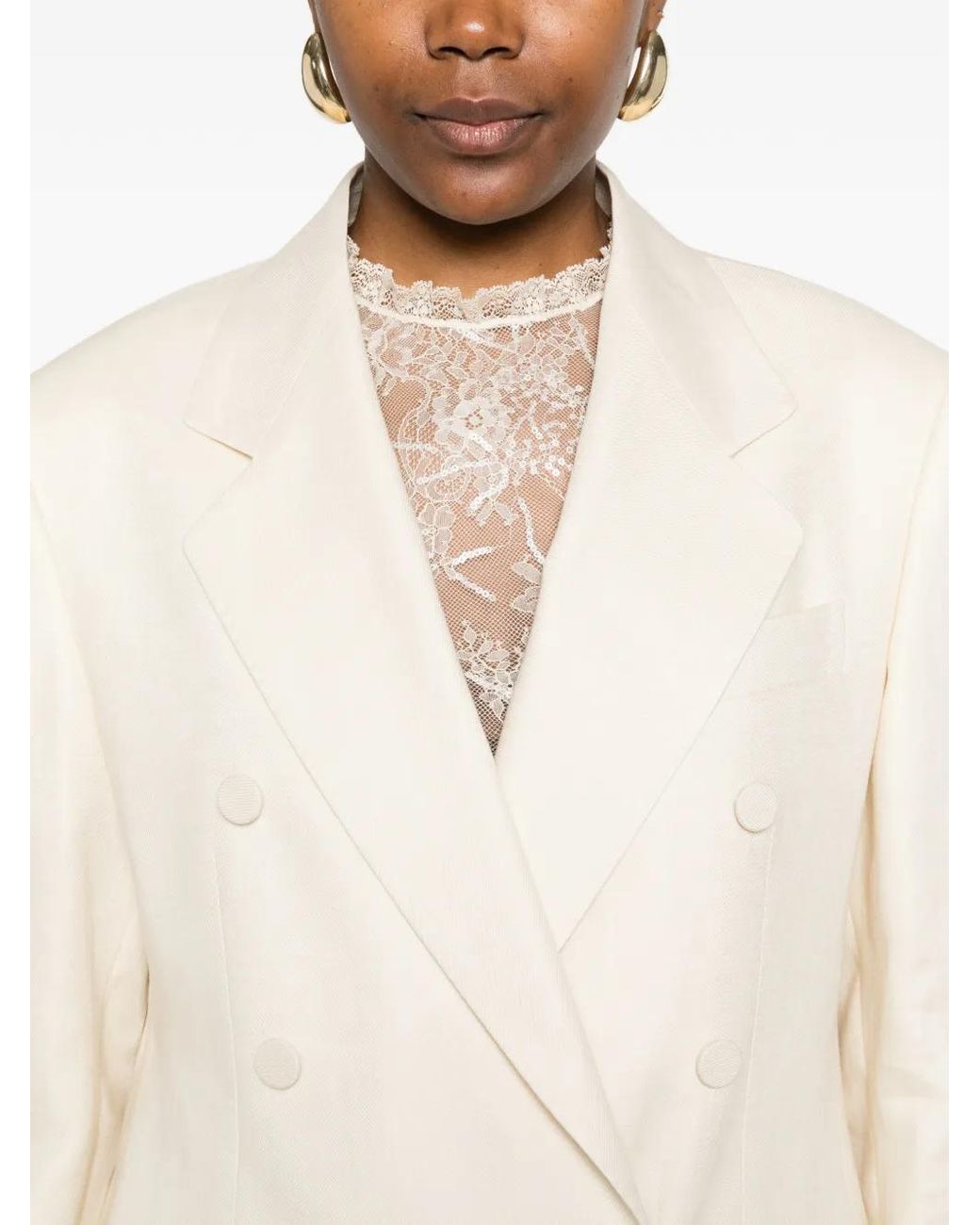 Traje con doble botonadura Tagliatore de color White