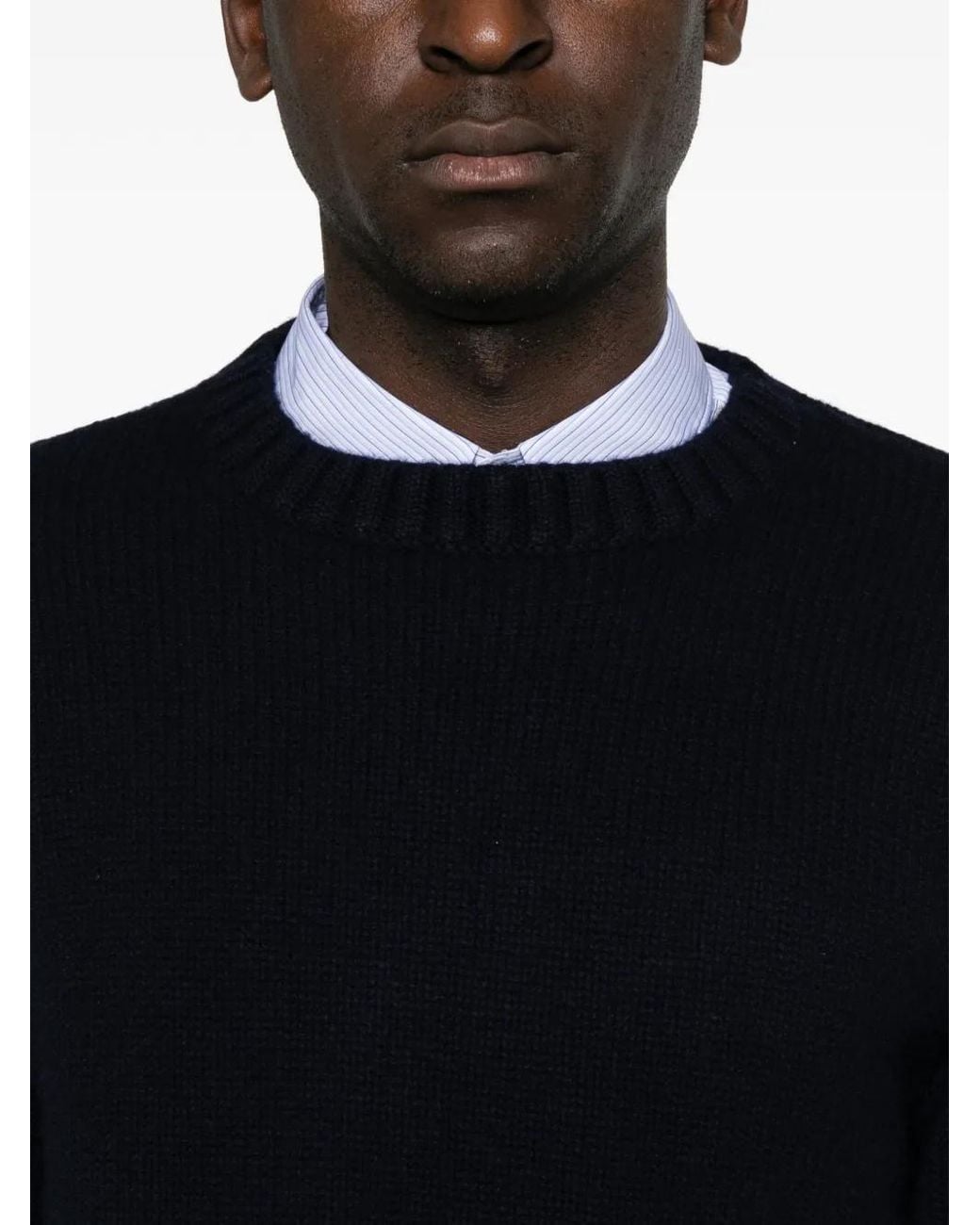 Extreme Cashmere Black Oldie Dropped-Shoulder Sweater