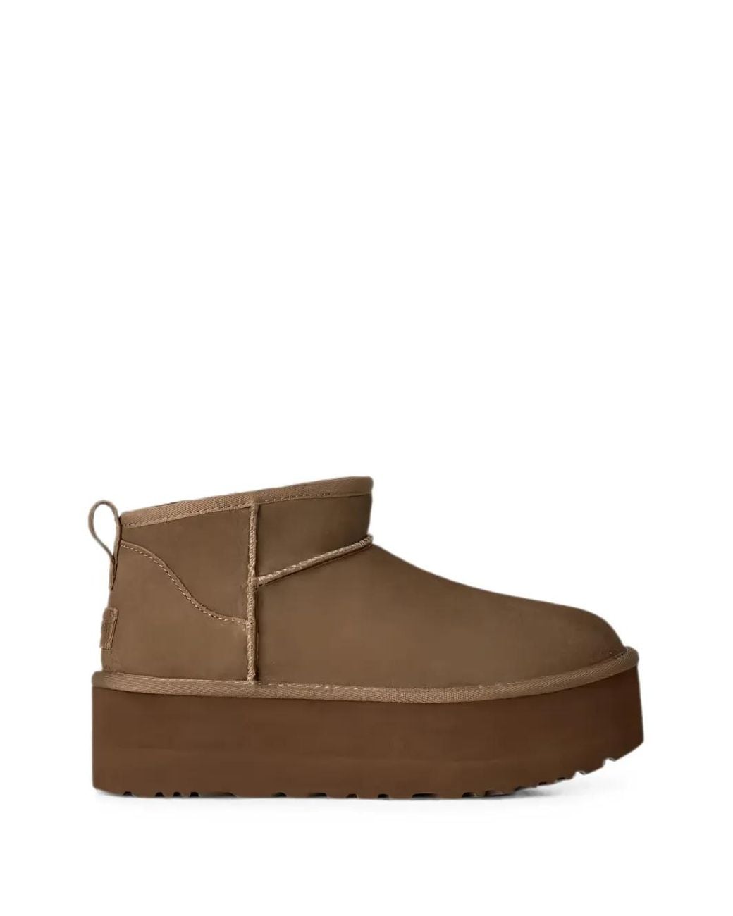 Ugg Brown Classic Ultra Mini Platform Boots
