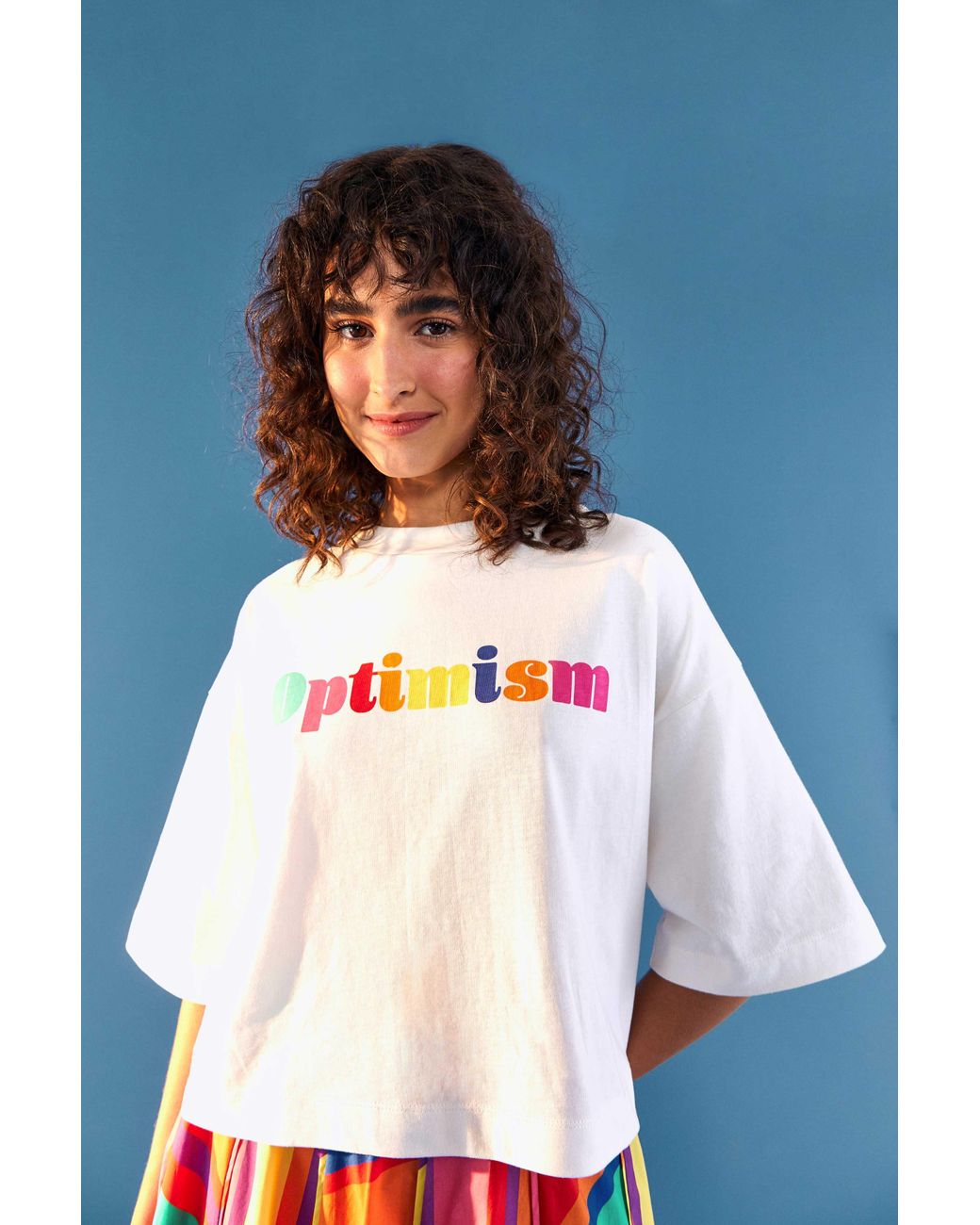 FARM Rio Optimism Organic Cotton T Shirt in White Lyst