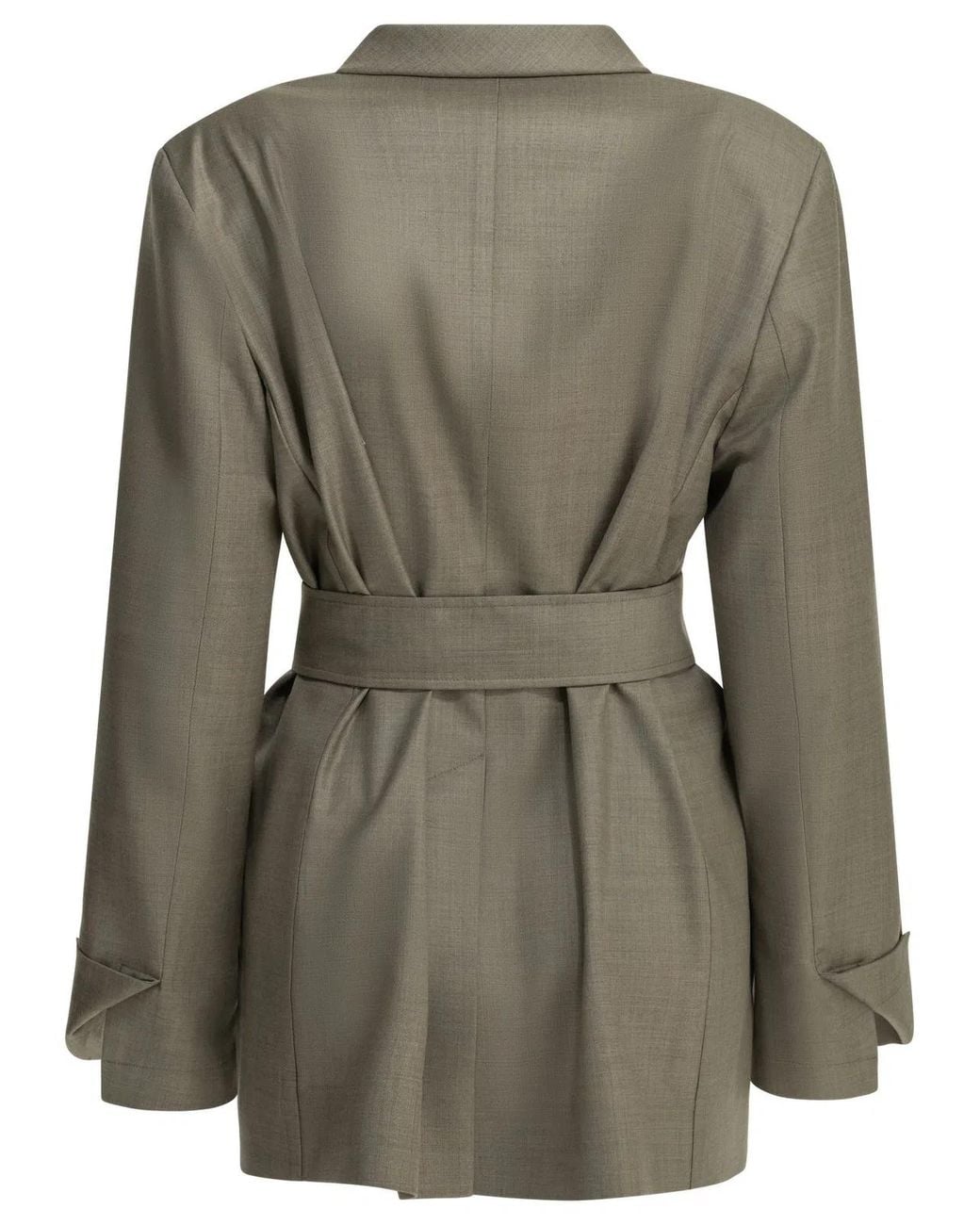 Sa Su Phi Green Wool Silk Jacket