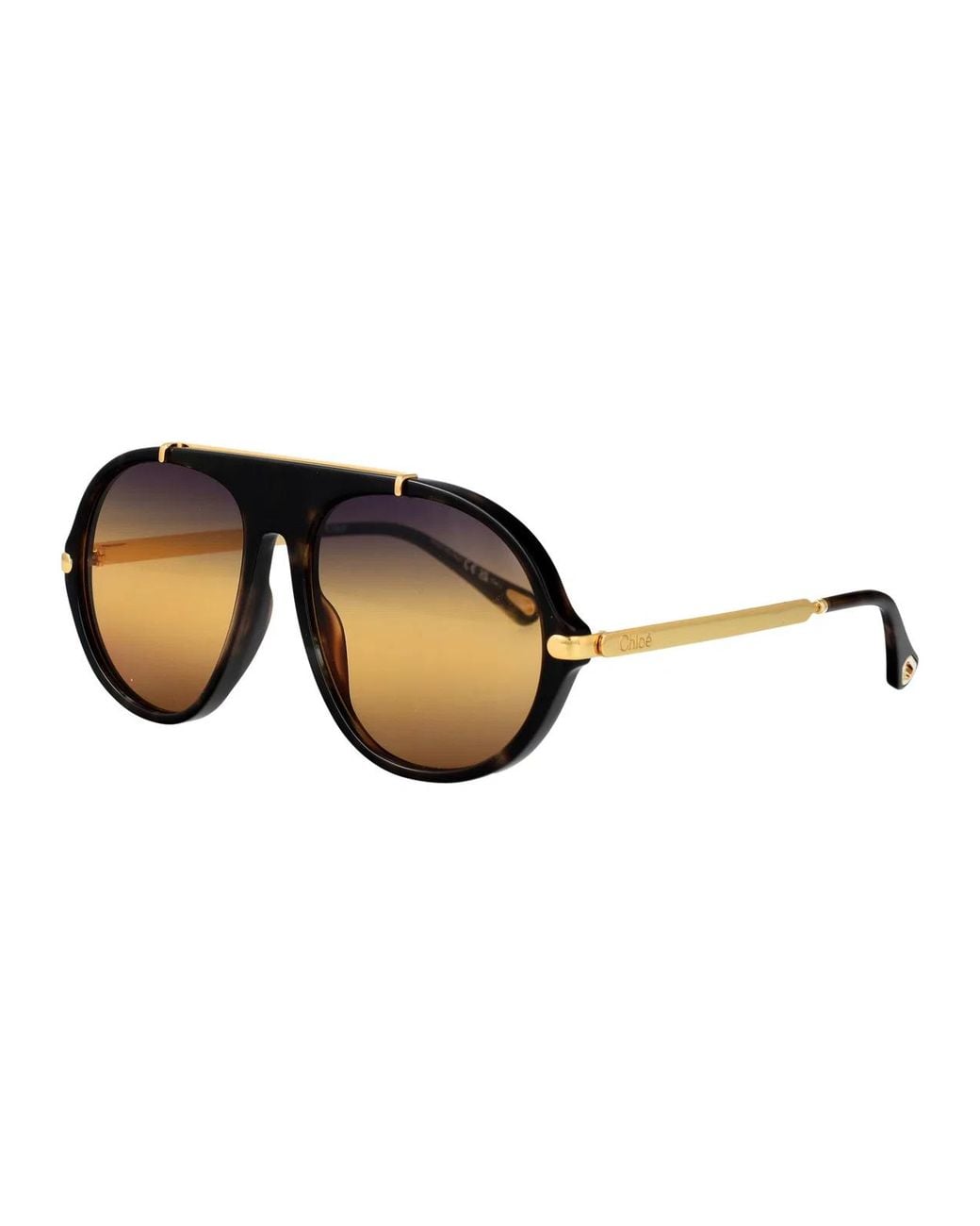 Chloé Blue Havana-- Acetate Sunglasses
