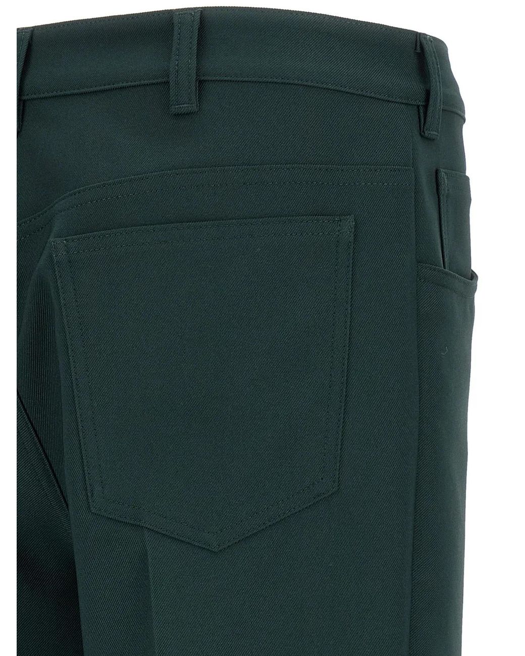 Marni Blue Technical Twill Pants for men