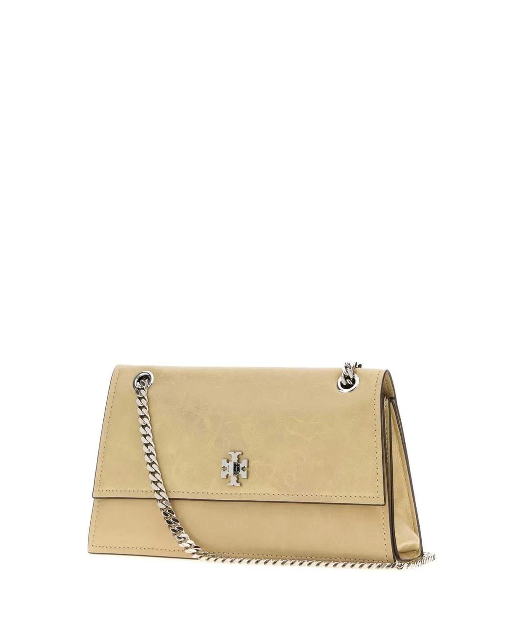 Tory Burch Natural Medium Kira Turnlock Shoulder Bag