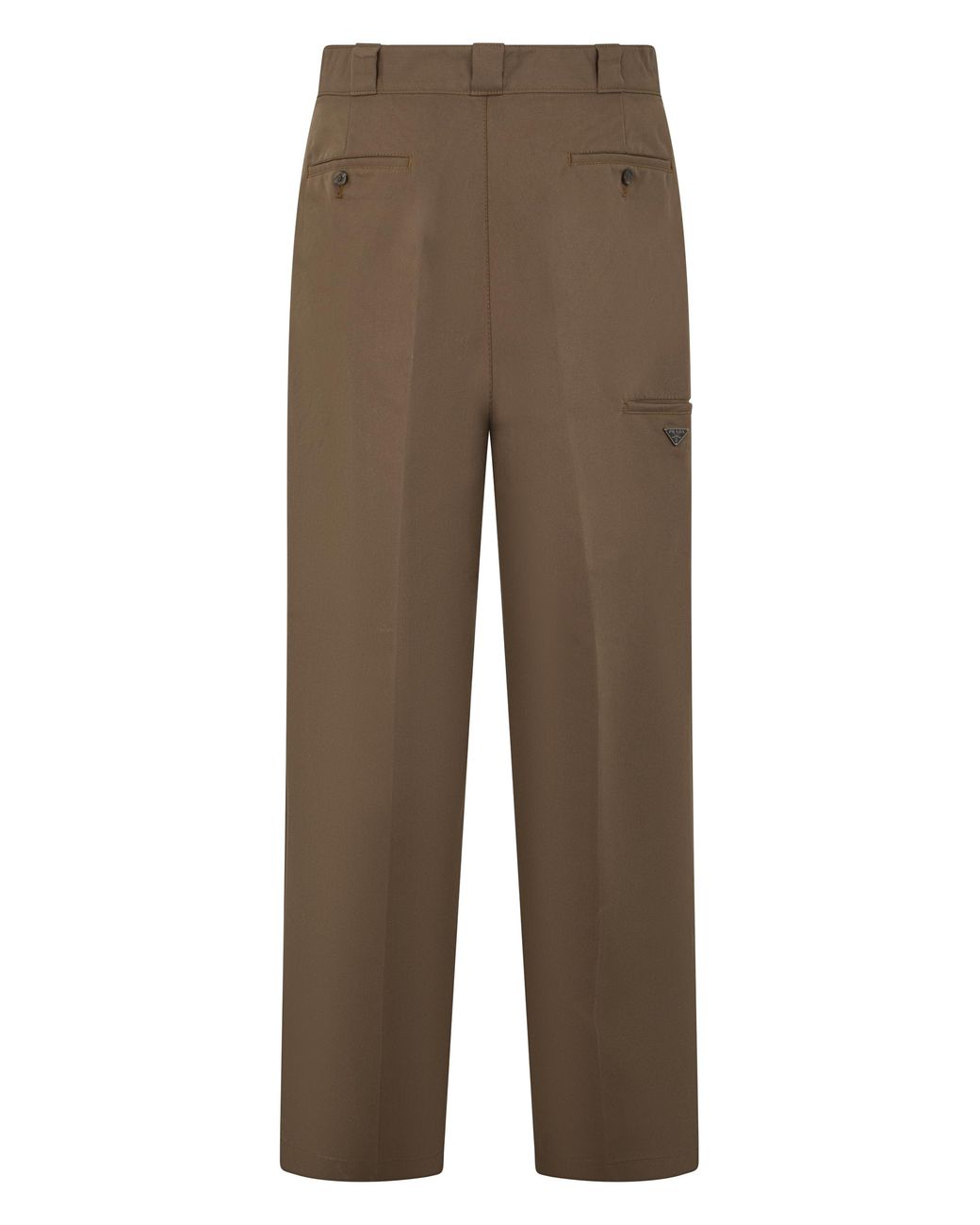 Prada Brown Technical Wide-Leg Pants for men