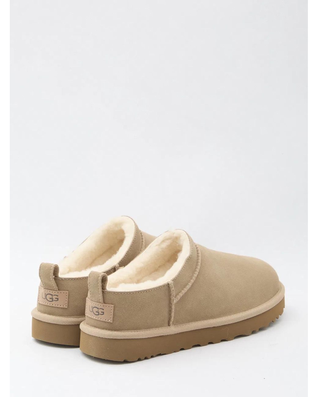 Ugg White Classic Micro