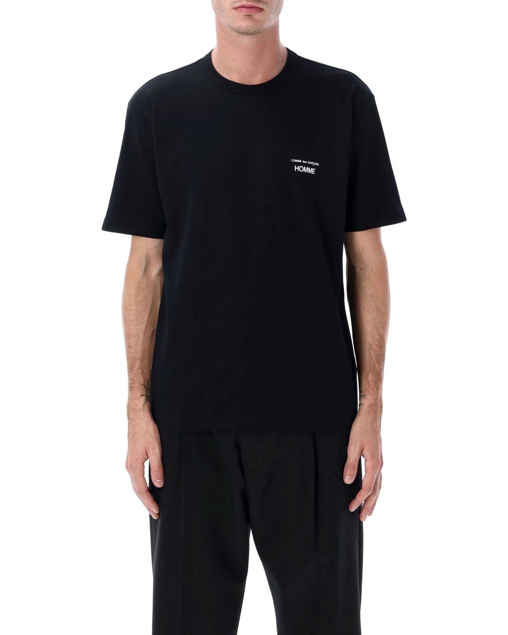 Comme des Garçons Black Comme Des Garçons Homme Plus Comme Des Garçons Homme Logo T-Shirt for men