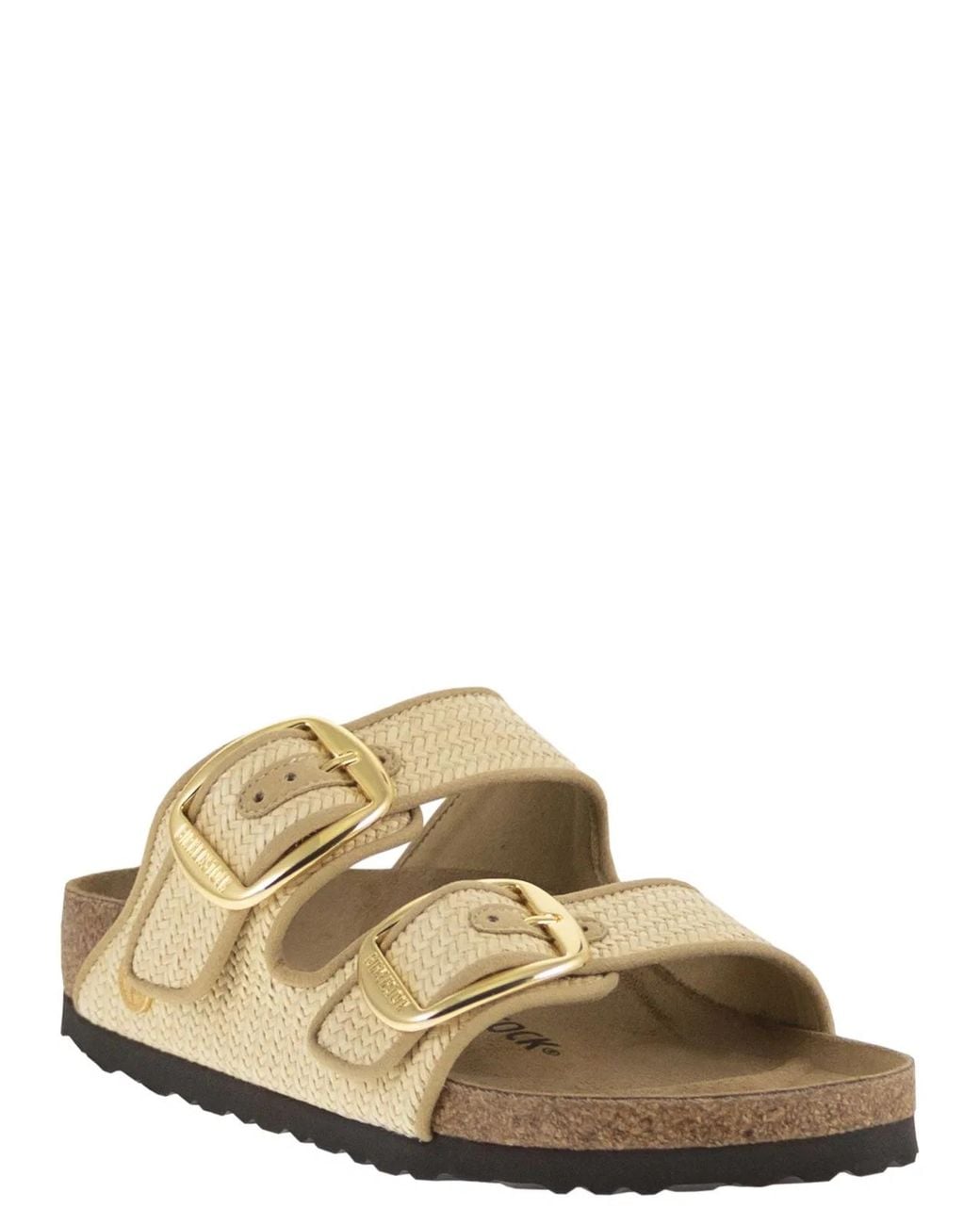 Birkenstock Arizona Big Buckle Natural – Woven Textile Sandal