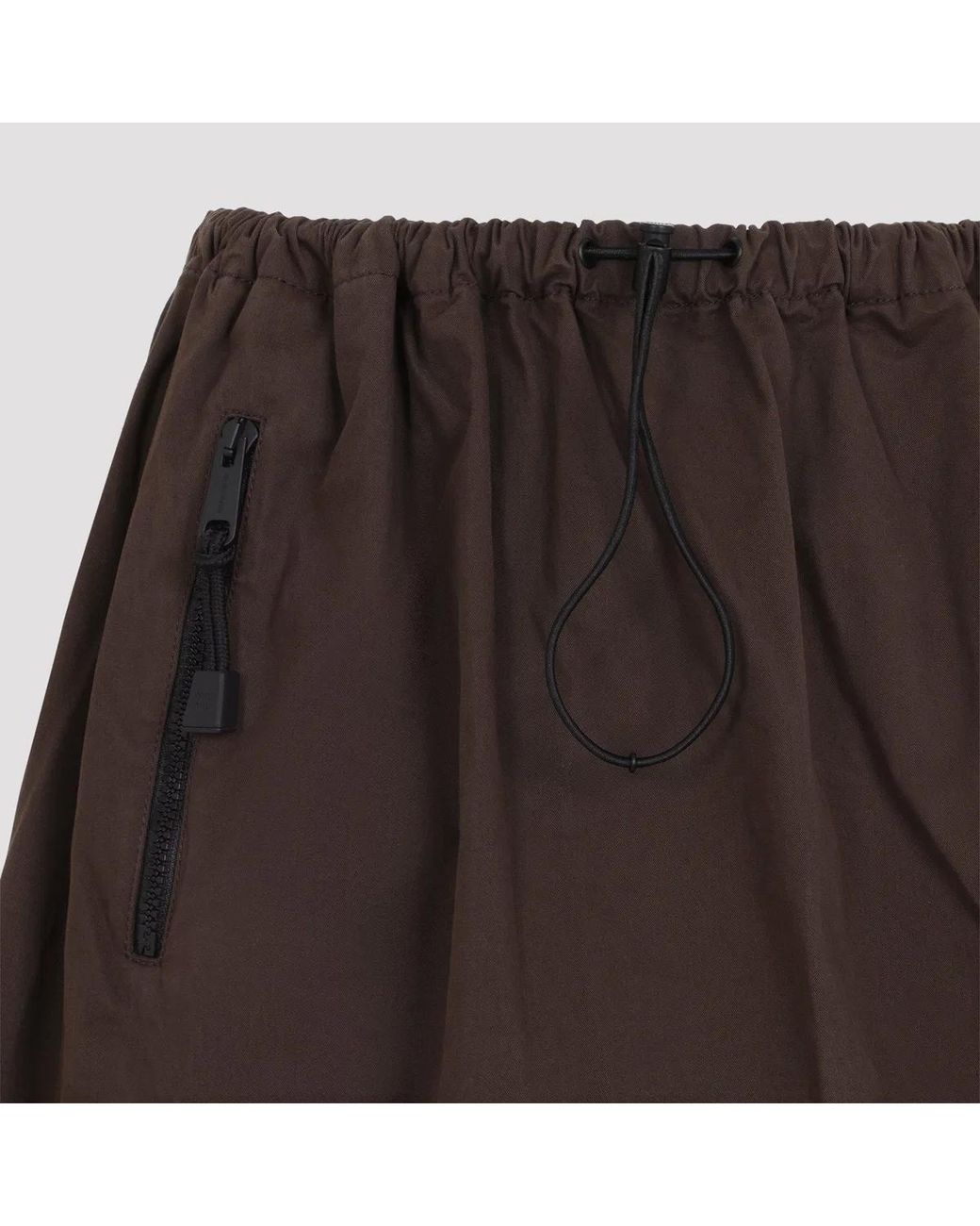 Miu Miu Brown Ebano Cotton Skirt
