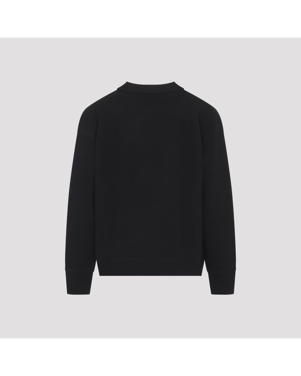Studio Nicholson Black Moray Cashmere Double Sweatshirt for men