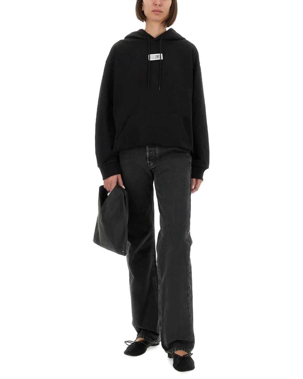 MM6 by Maison Margiela Black Hoodie