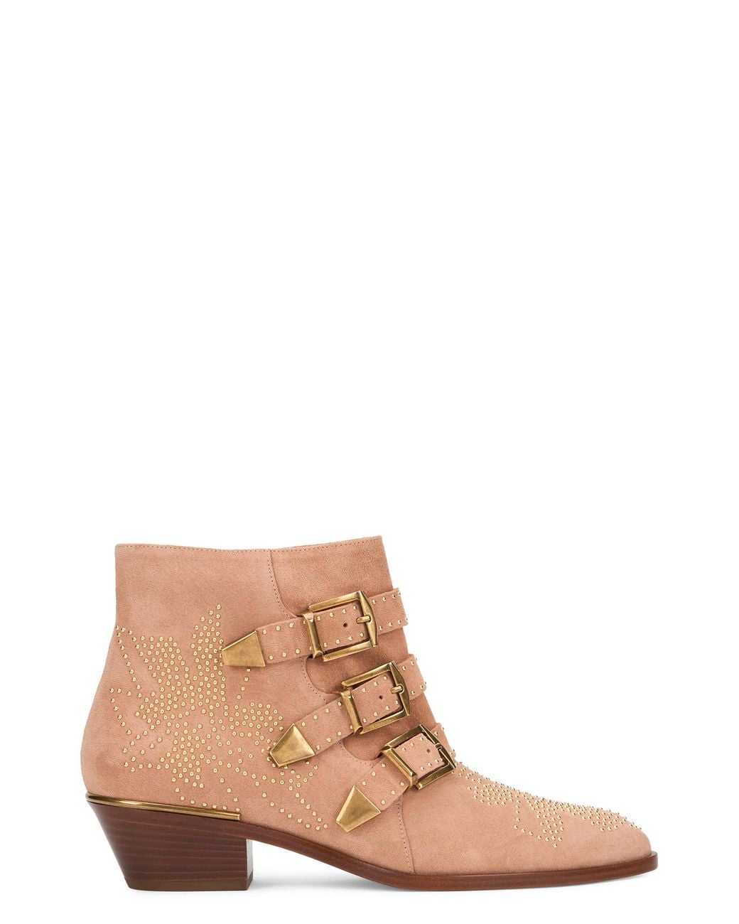 Chloé Brown Suede Susan Boots