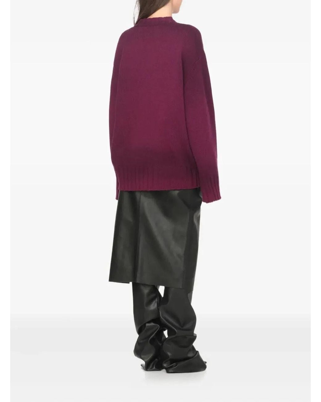The Attico Purple Sweater