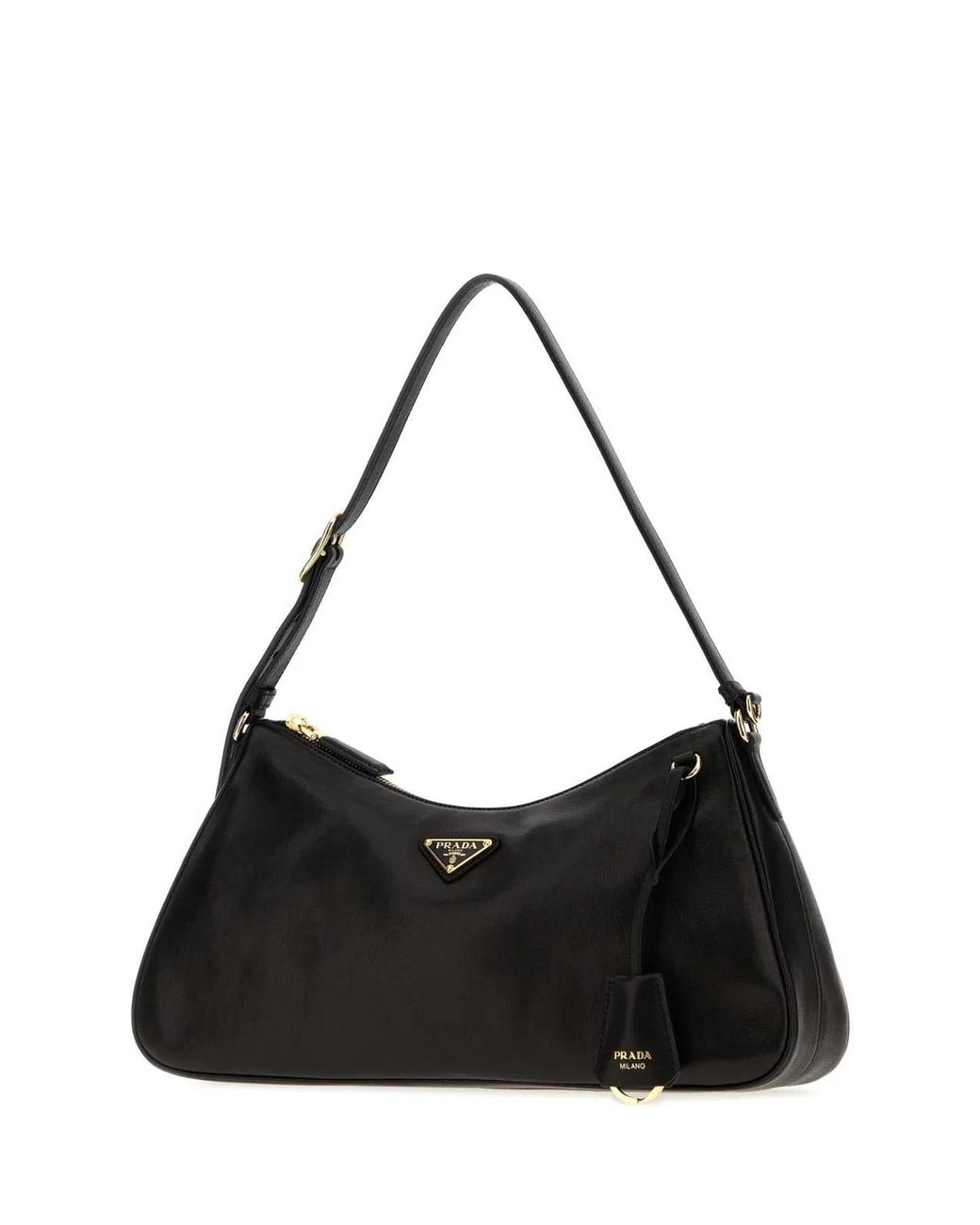 Prada Black Nappa Leather Shoulder Bag