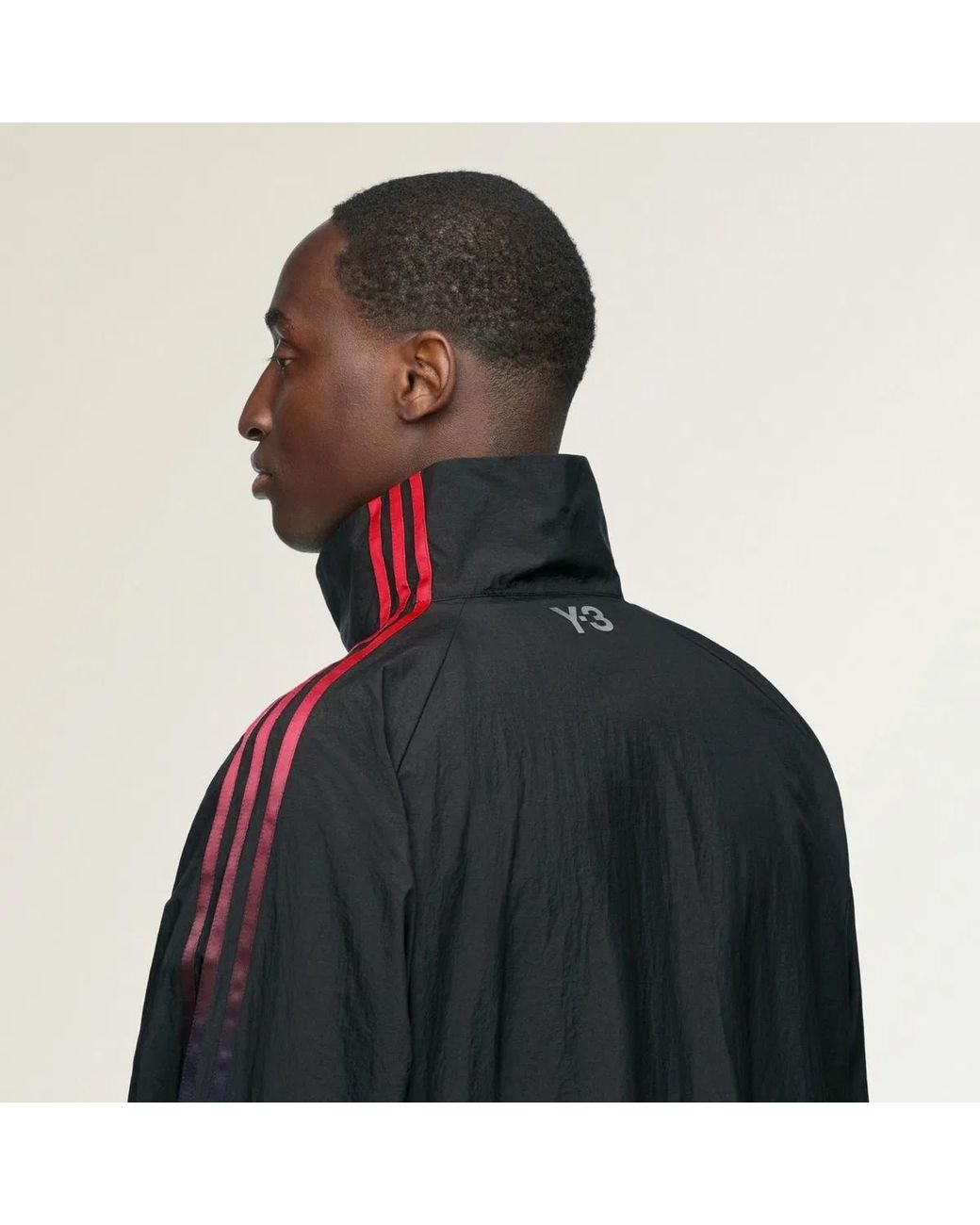 Y-3 Black Technical Nylon Track Top For for men
