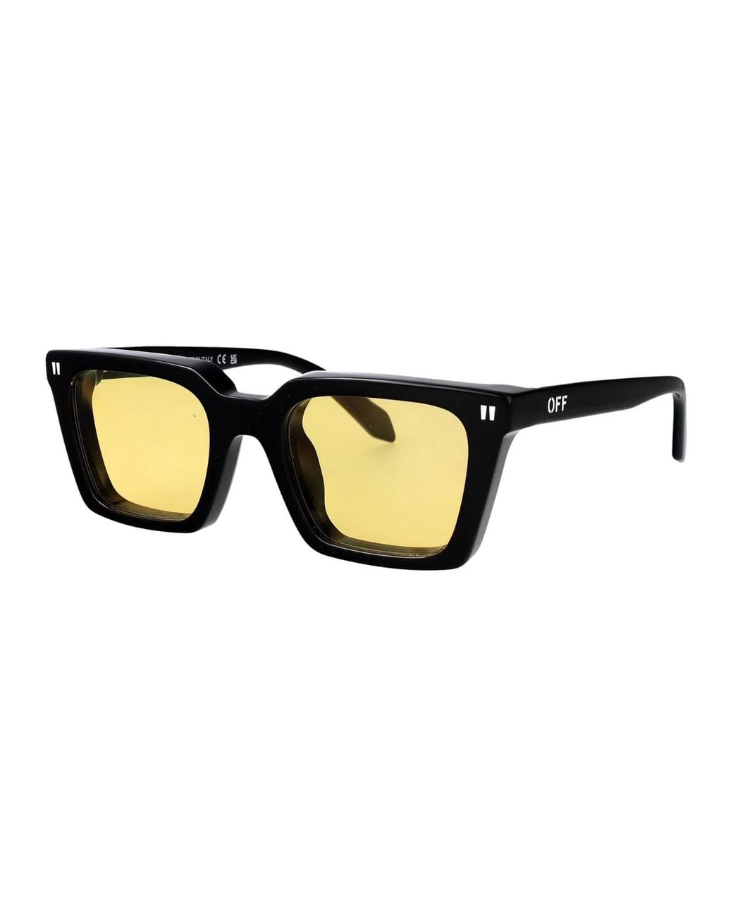 Off-White c/o Virgil Abloh White Shiny Acetate Sunglasses