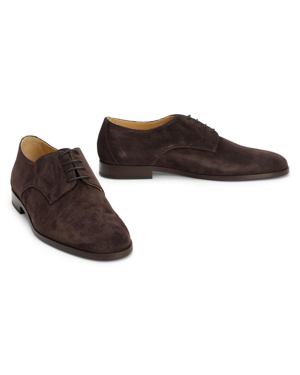 Doucal's Brown Laced Shoes