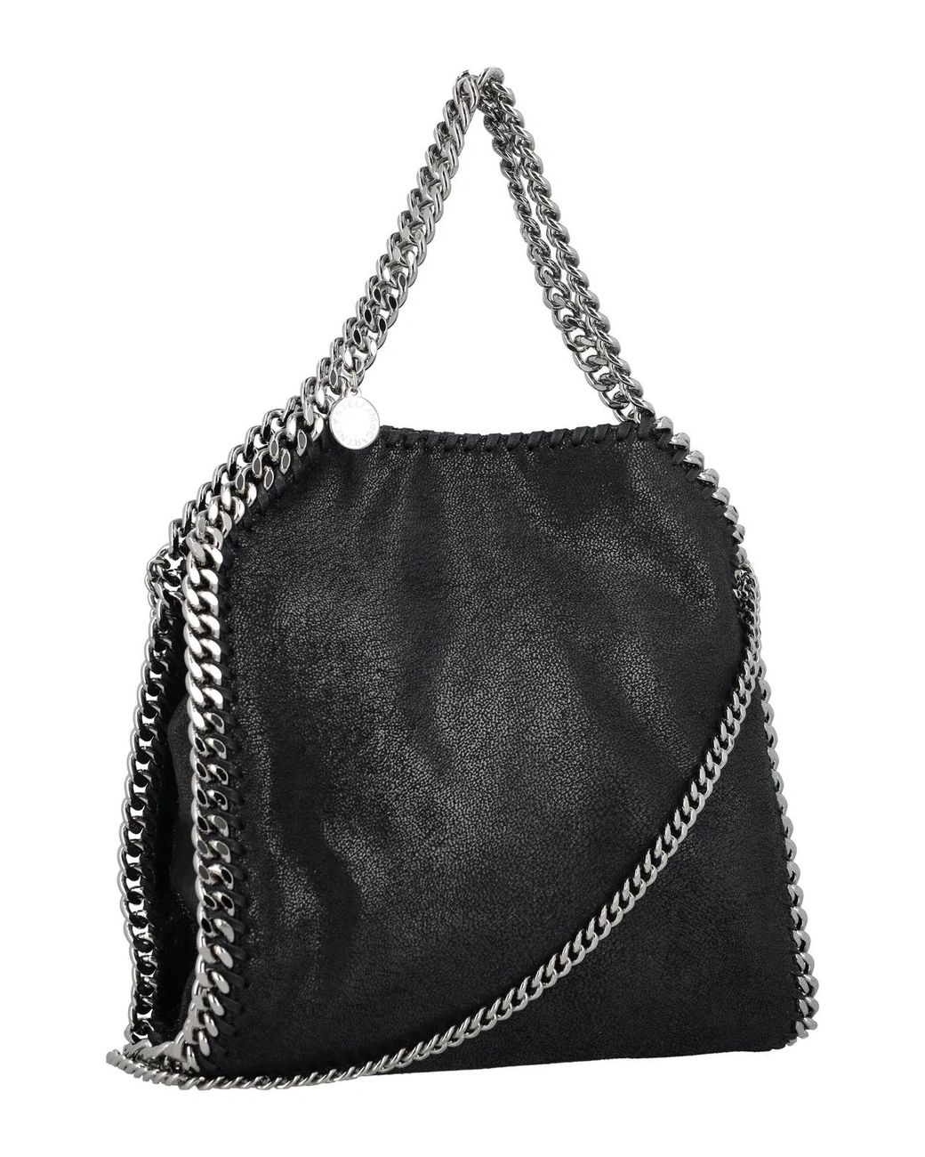 Stella McCartney Black Eco-Friendly Mini Falabella Tote