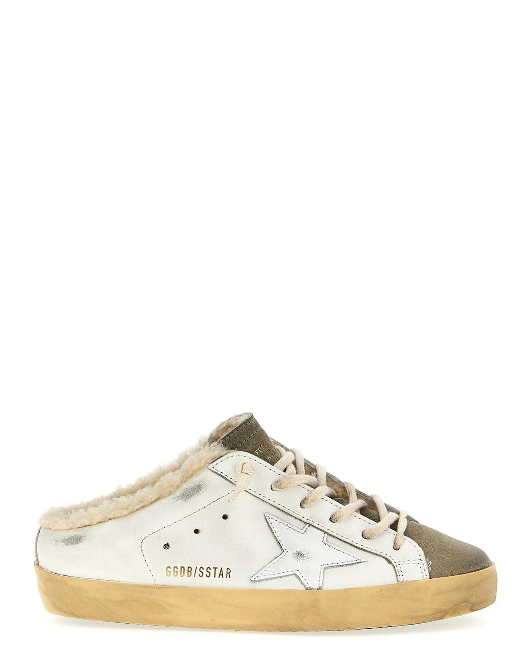 Golden Goose Deluxe Brand Natural 'Superstar' Sabots