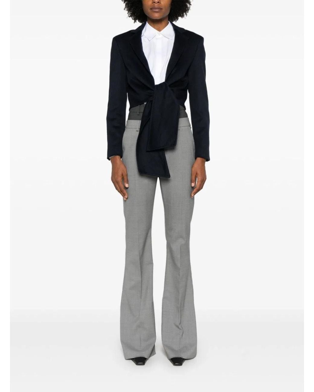 Max Mara Blue Wool Jacket