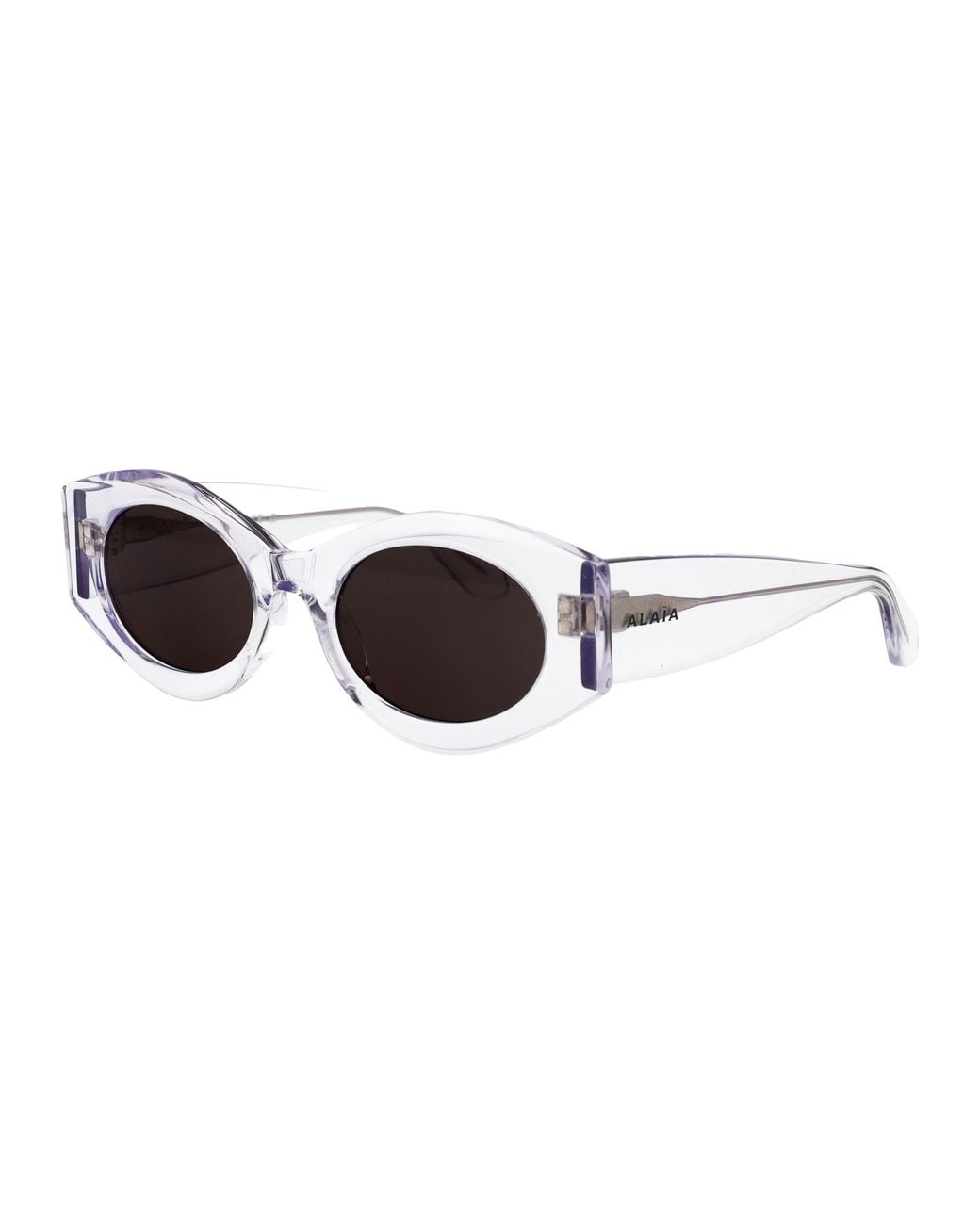 Alaïa Black Alaia Crystal-Crystal- Acetate Sunglasses