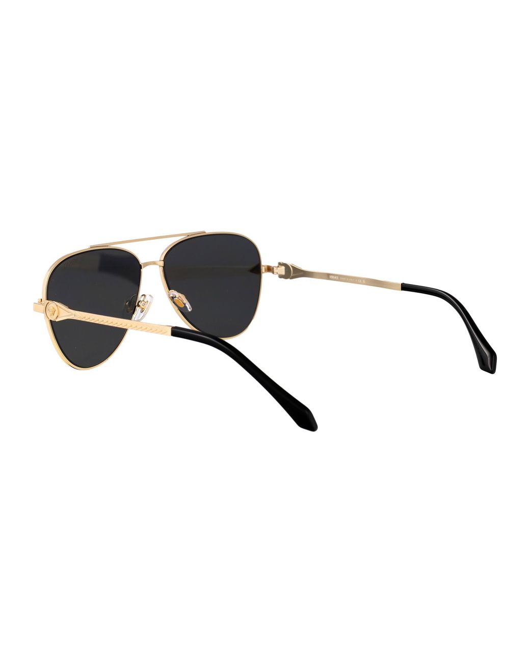 Versace Black Metal Sunglasses