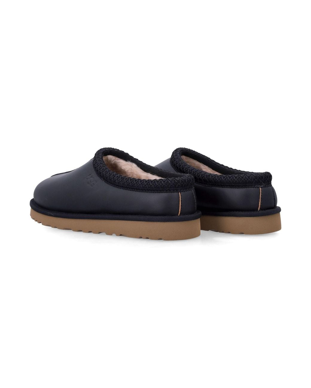 Ugg Blue Tasman Contrast Leather Slippers for men
