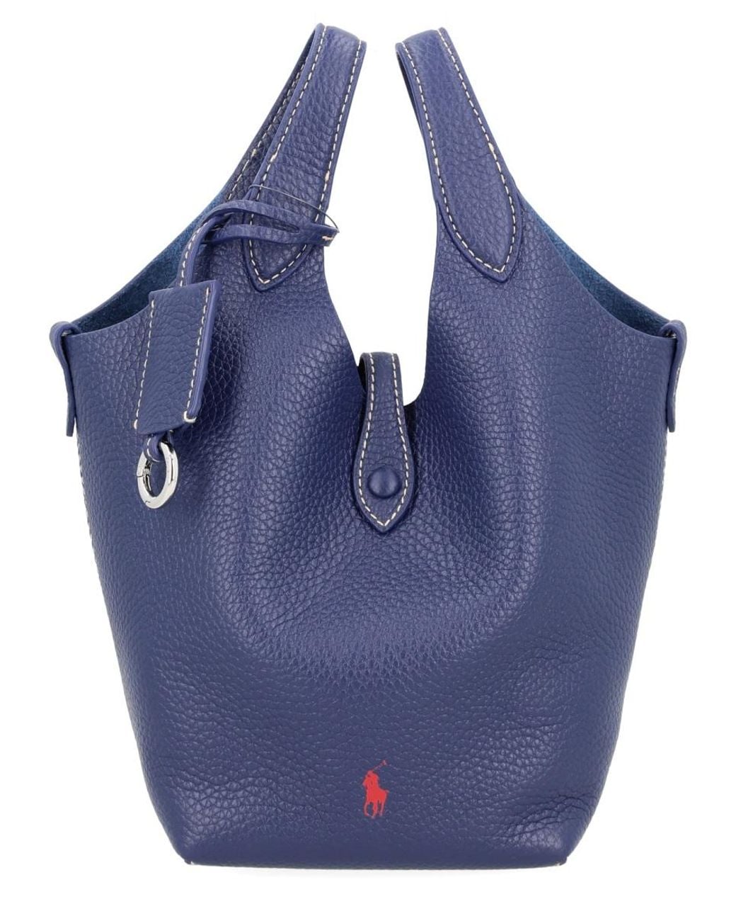 Polo Ralph Lauren Blue Borsa Tote "Polo Play" Small