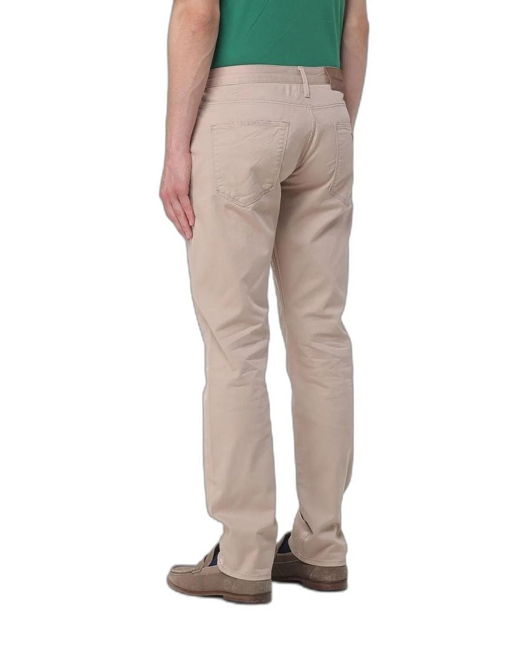 Emporio Armani Gray Denim Cotton Jeans for men