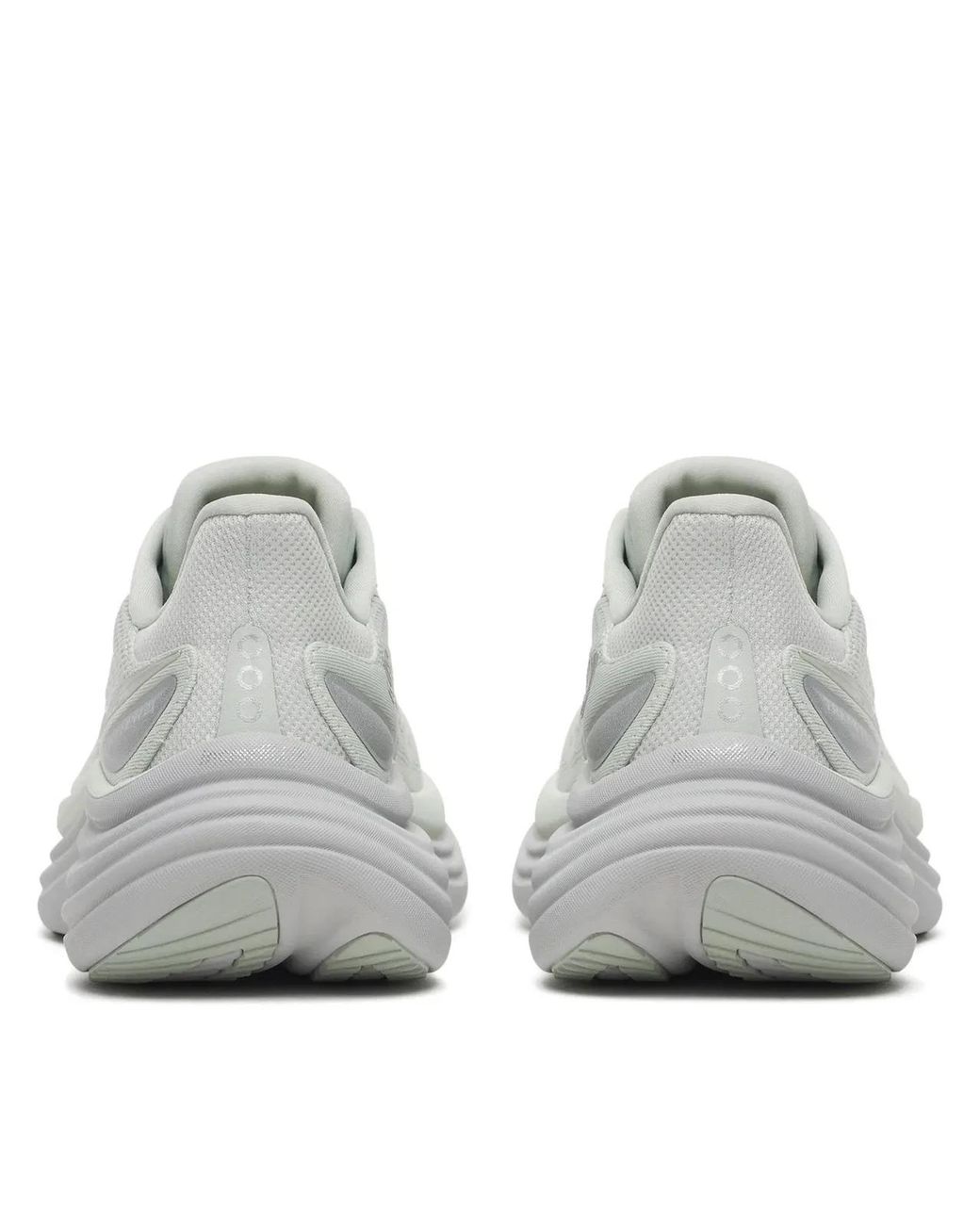 Saucony White Streamlined Sneakers With Cushioned Sole
