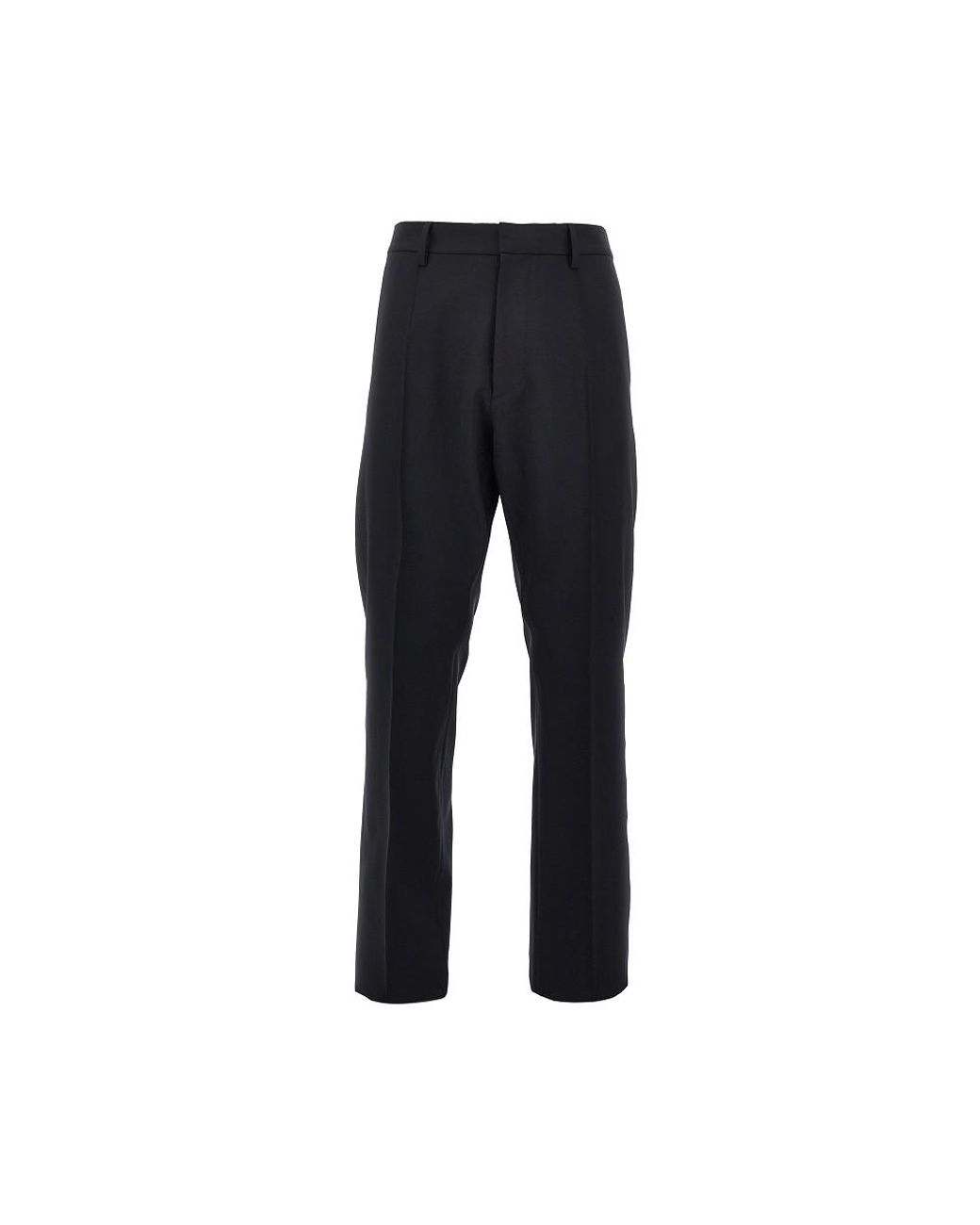 DSquared² Black Stretch Wool Tailored Pants for men