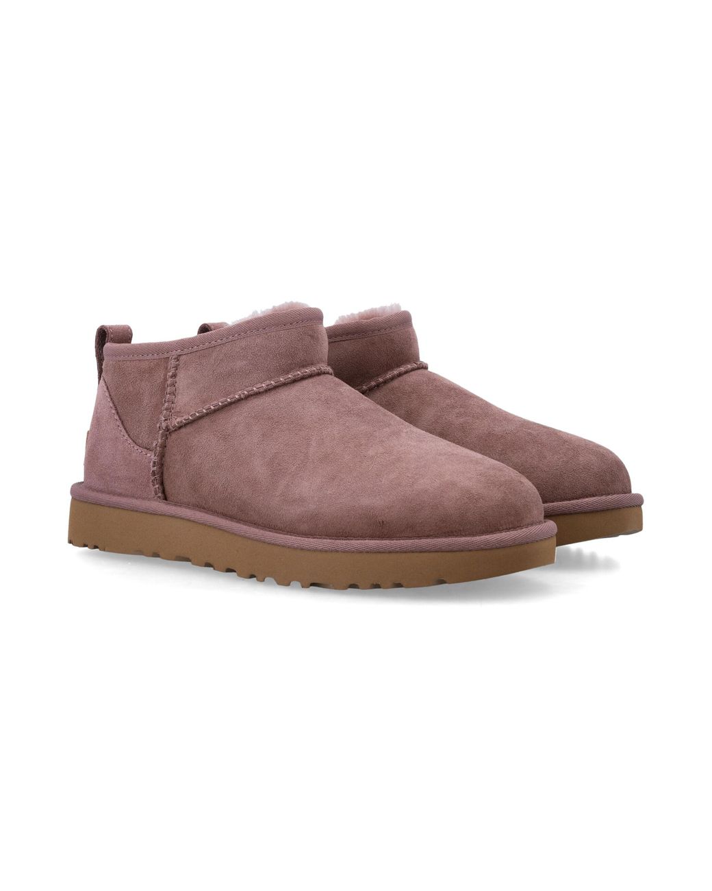 Ugg Purple Classic Ultra Mini Suede Boots