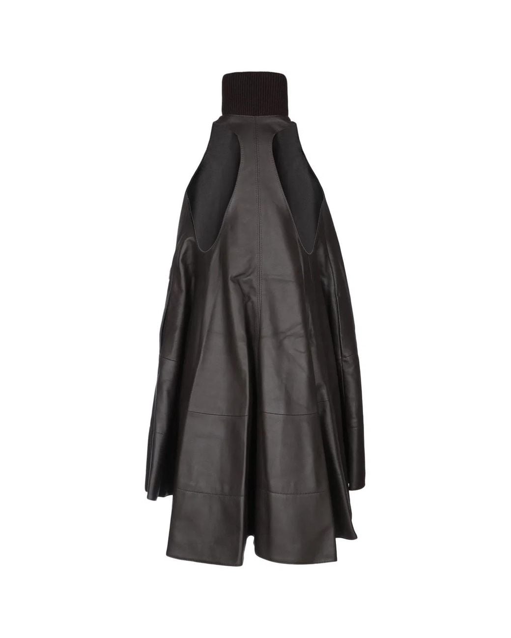 Jacquemus Black Traingle Zip-Up Mini Dress