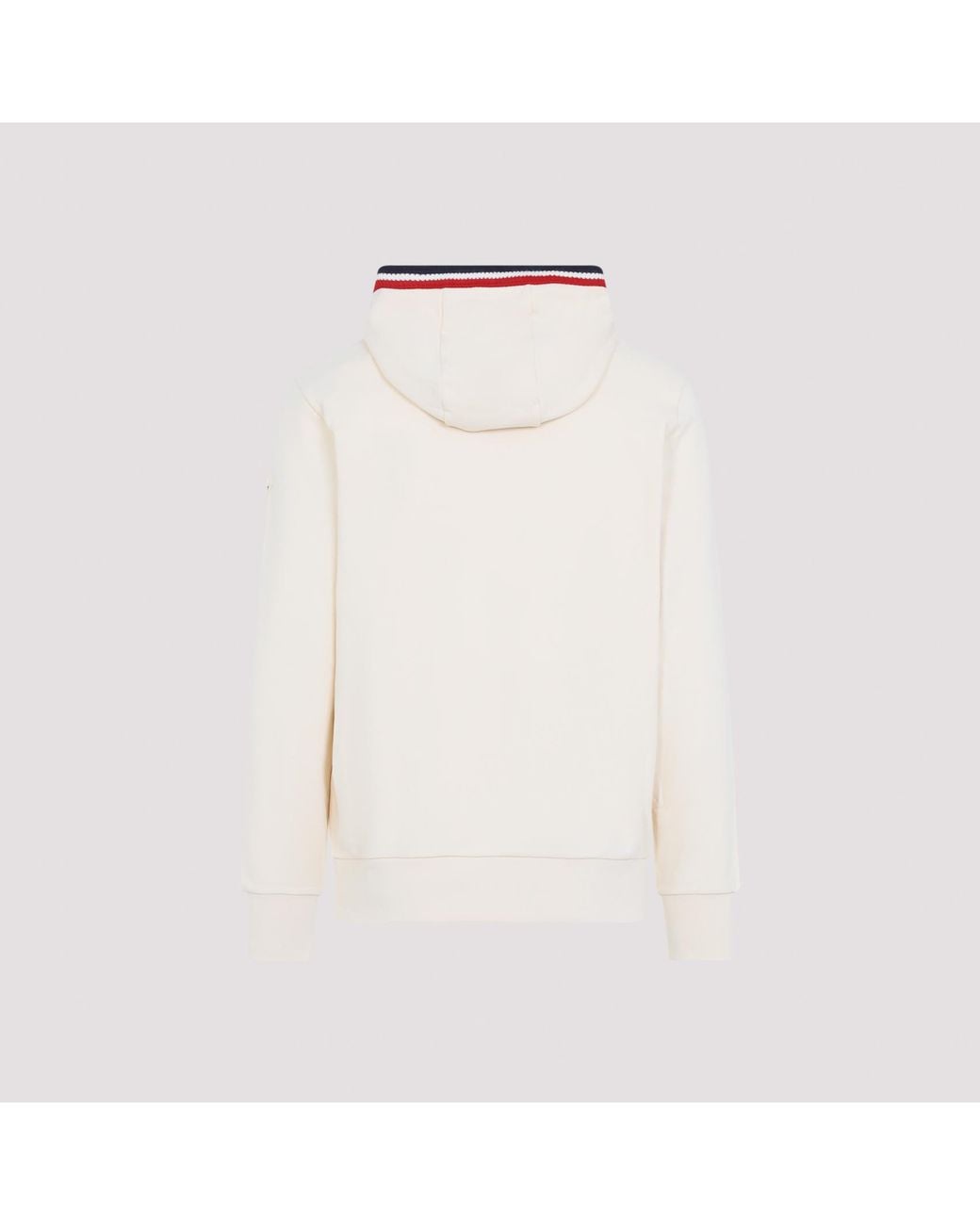 Moncler White Misccellaneous Sweater Hoodie for men