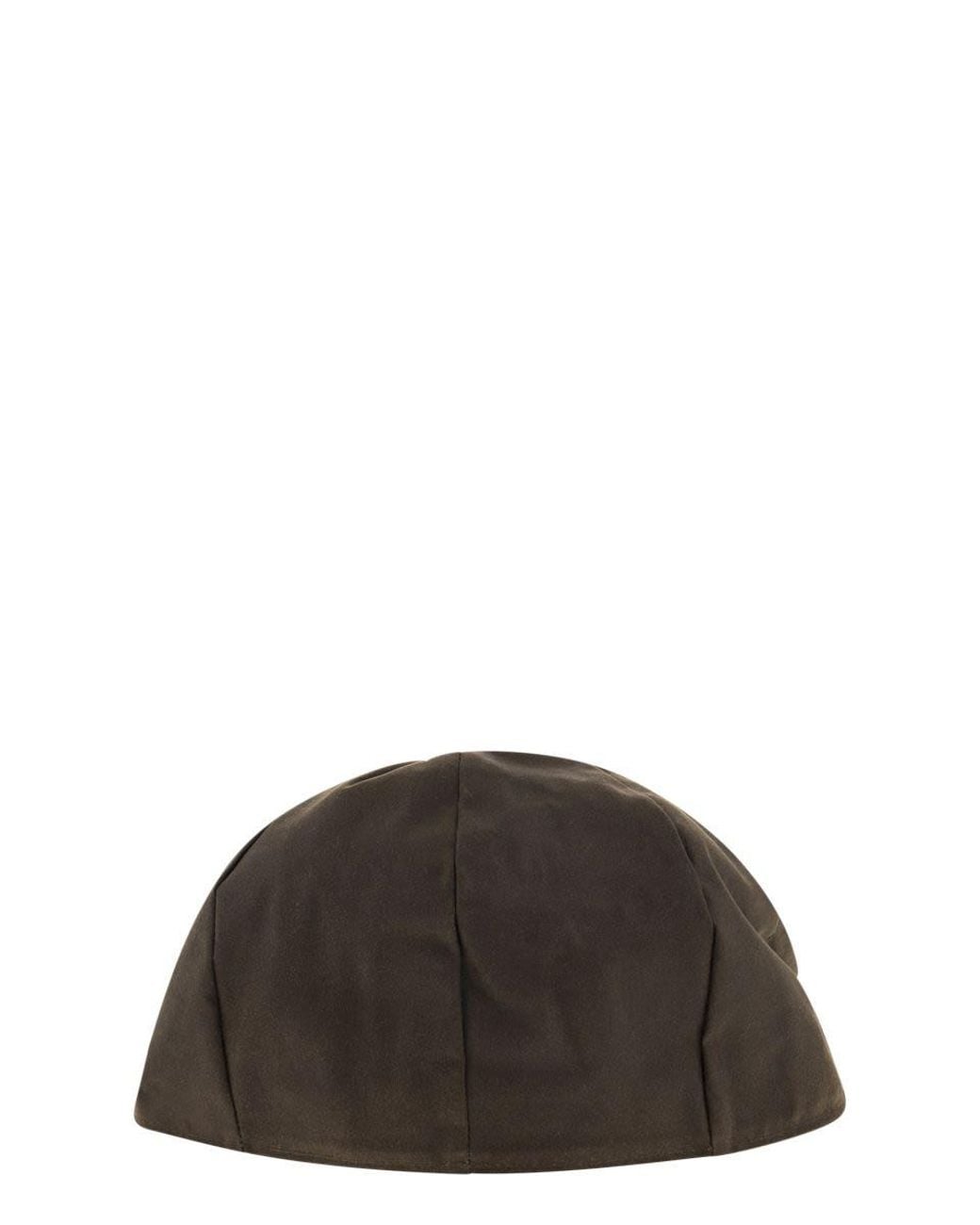 Barbour Brown Waxed Beret for men
